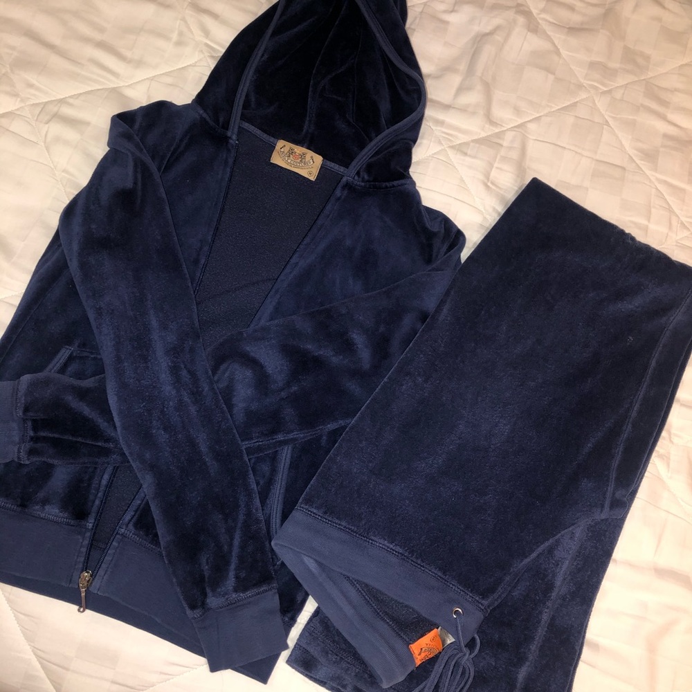 Navy blue Juicy sweatsuit
